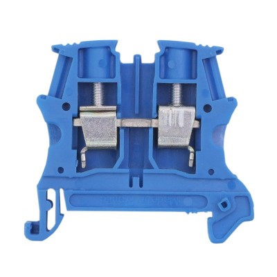 Legrand - Bloc jonction Viking 3 à vis - 1 jonction/1 entrée/1 sortie - bleu - pas 8 - Réf: 037102