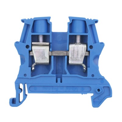 Legrand - Bloc jonction Viking 3 à vis - 1 jonction/1 entrée/1 sortie - bleu - pas 10 - Réf: 037103