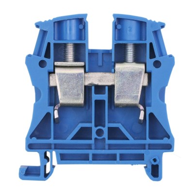 Legrand - Bloc jonction Viking 3 à vis - 1 jonction/1 entrée/1 sortie - bleu - pas 12 - Réf: 037104