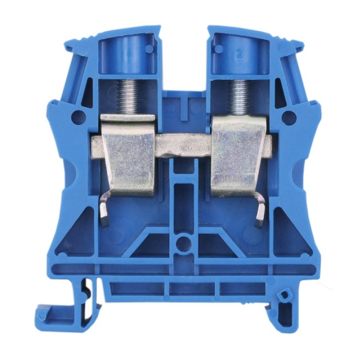 Legrand - Bloc jonction Viking 3 à vis - 1 jonction/1 entrée/1 sortie - bleu - pas 12 - Réf: 037104