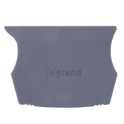 Legrand - Cloison terminale pr bloc jonction Viking 3 à vis - 1 entr/1 sort - pas 5,6,8,10 - Réf: 037550