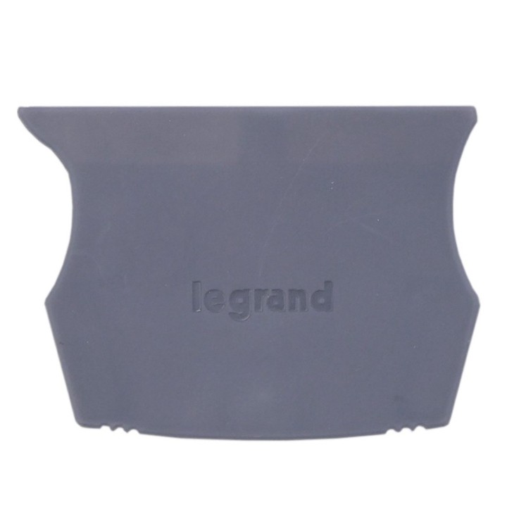 Legrand - Cloison terminale pr bloc jonction Viking 3 à vis - 1 entr/1 sort - pas 5,6,8,10 - Réf: 037550