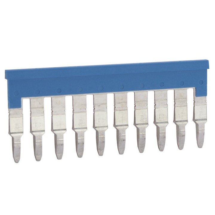 Legrand - Peigne pr bloc jonction Viking 3 vis et ressort - pour 10 blocs - pas de 6 - Réf: 037503