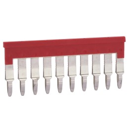 Legrand - Peigne pr bloc jonction Viking 3 vis et ressort - pour 10 blocs - pas de 6 - Réf: 037504