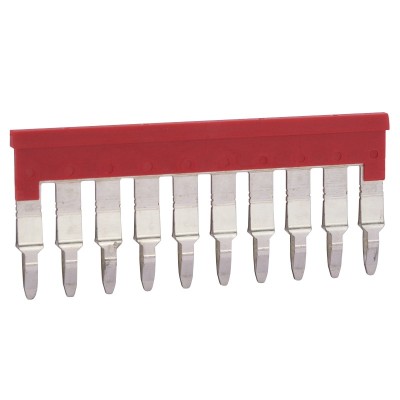 Legrand - Peigne pr bloc jonction Viking 3 vis et ressort - pour 10 blocs - pas de 6 - Réf: 037504