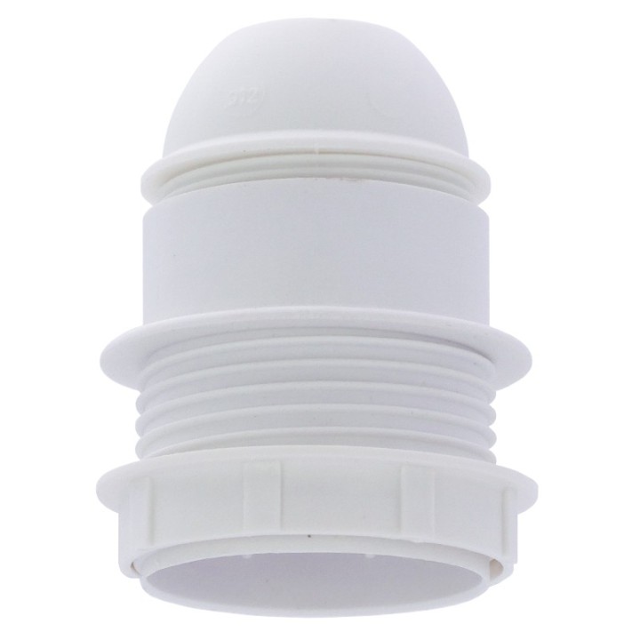 Legrand - Douille raccord fileté Ø10 mm E27 - 4A/100W - simple bague - à vis - Réf : 060121