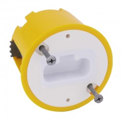 Legrand - Boîte luminaire batibox - cloison sèche - pr applique à bornes auto - prof 50 mm - Réf : 089305