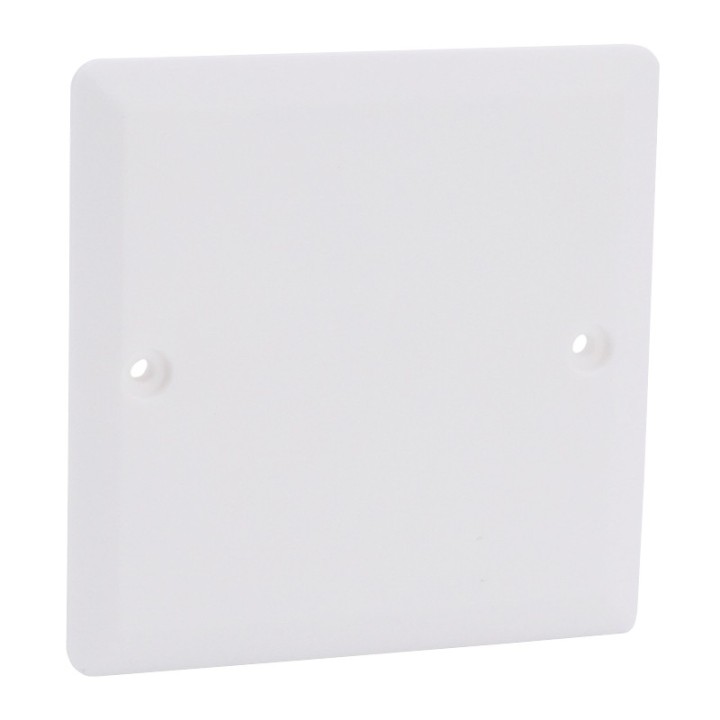 Legrand - Couvercle universel carré Batibox 80x80mm pour boîte 1 poste - Réf : 089281
