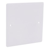 Legrand - Couvercle universel carré Batibox 100x100mm pour boîte Ø85mm - Réf : 089285