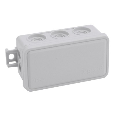 Legrand Plexo - Boite de dérivation Plexo 80x43x34mm - 10 embouts pour câbles et tubes 7mm à 16mm - Réf : 092004