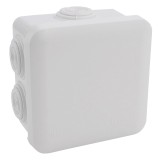 Legrand Plexo - Bte carrée 80x80x45 étanche blanc - embout (7) -IP55/IK07- 650°C - Réf : 092013