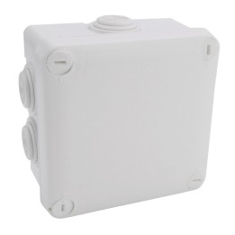 Legrand Plexo - Bte carrée 105x105x55 étanche gris - embout (7) -IP55/IK07- 650°C - Réf : 092022