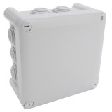 Legrand Plexo - Bte carrée 130x130x74 étanche gris - embout (10) - IP55/IK07 - 650°C - Réf : 092032