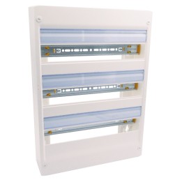Legrand - Coffret DRIVIA 18 modules - 3 rangées - IP30 - IK05 - Blanc RAL 9003 - Réf : 401223