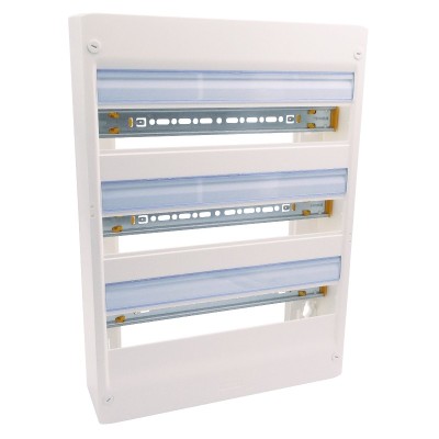 Legrand - Coffret DRIVIA 18 modules - 3 rangées - IP30 - IK05 - Blanc RAL 9003 - Réf : 401223