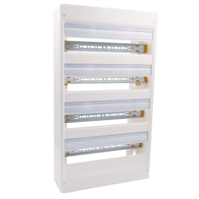 Legrand - Coffret DRIVIA 18 modules - 4 rangées - IP30 - IK05 - Blanc RAL 9003 - Réf : 401224