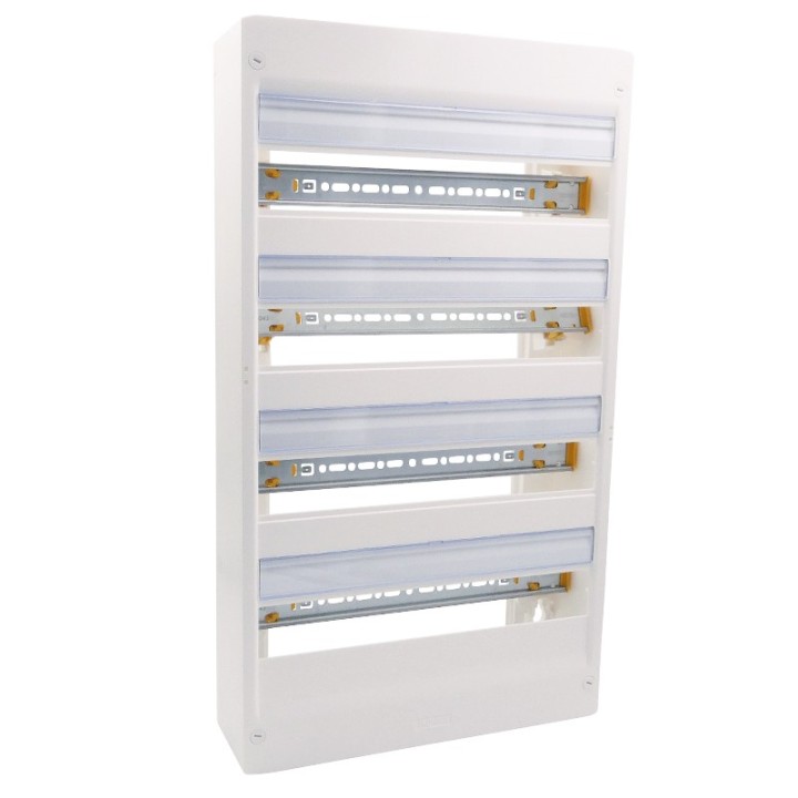 Legrand - Coffret DRIVIA 18 modules - 4 rangées - IP30 - IK05 - Blanc RAL 9003 - Réf : 401224