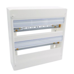 Legrand - Coffret DRIVIA 18 modules - 2 rangées - IP30 - IK05 - Blanc RAL 9003 - Réf : 401222