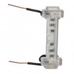 Legrand - Voyant LED lumineux 230V dooxie à raccordement par montage direct 2 fils - consommation 0,15mA - Réf : 600043