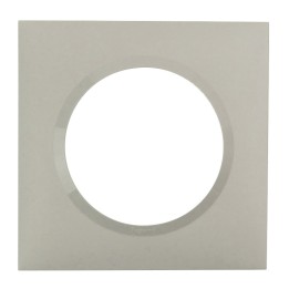 Legrand - Plaque carrée dooxie 1 poste finition plume - Réf : 600821