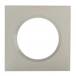 Legrand - Plaque carrée dooxie 1 poste finition plume - Réf : 600821