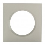 Legrand - Plaque carrée dooxie 1 poste finition plume - Réf : 600821