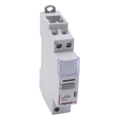 Legrand - Télérupteur silencieux à vis 230 V~- 1P - 250 V~ - 16 A - 1F - 1 module - Réf : 412400