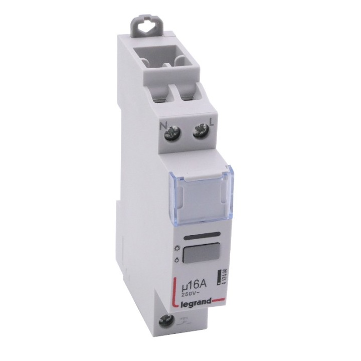 Legrand - Télérupteur silencieux à vis 230 V~- 1P - 250 V~ - 16 A - 1F - 1 module - Réf : 412400