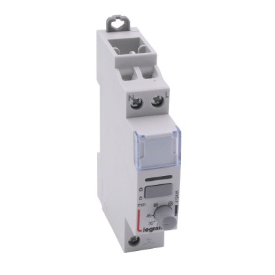 Legrand - Télérupteur silencieux temporisé à vis 230 V~- 1P - 250 V~ - 16 A - 1F -1 module - Réf : 412401