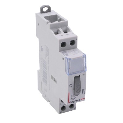 Legrand - Télérupteur standard à vis 230 V~- 2P - 250 V~ - 16 A - 2F - 1 module - Réf : 412412