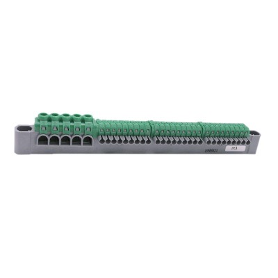 Legrand - Bornier de répartition IP 2X terre 5 connexions 6 À 25 mm² vert L227 mm - Réf: 405055