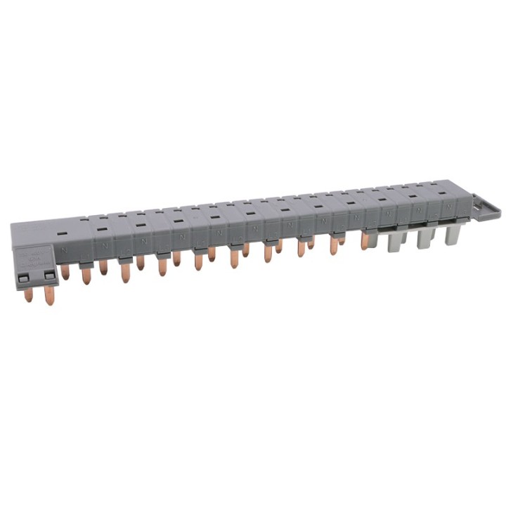Legrand - Peigne d'alimentation tétrapolaire tête de groupe HX³ horizontal optimisé - longueur 12 modules - Réf : 405201