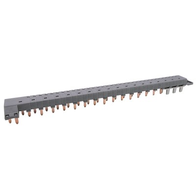 Legrand - Peigne d'alimentation tétrapolaire tête de groupe HX³ horizontal optimisé - longueur 18 modules - Réf : 405202