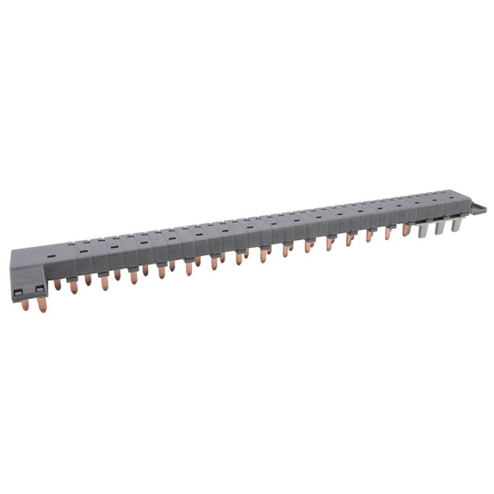 Legrand - Peigne d'alimentation tétrapolaire tête de groupe HX³ horizontal optimisé - longueur 18 modules - Réf : 405202