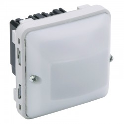 Legrand - Détecteur de mouvements toutes lampes avec neutre 3 fils 230V~ Plexo composable IP55 - blanc - Réf : 069522