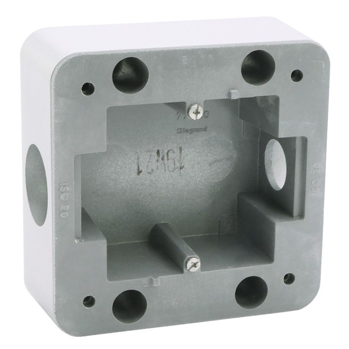 Legrand - Cadre saillie 1 poste Soliroc IK10 - Réf : 077890