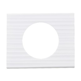 Legrand - Plaque Céliane Matières 1 poste - finition Corian® Cannelé - Réf : 069011