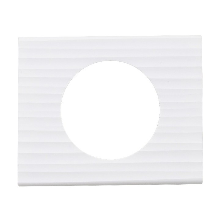 Legrand - Plaque Céliane Matières 1 poste - finition Corian® Cannelé - Réf : 069011
