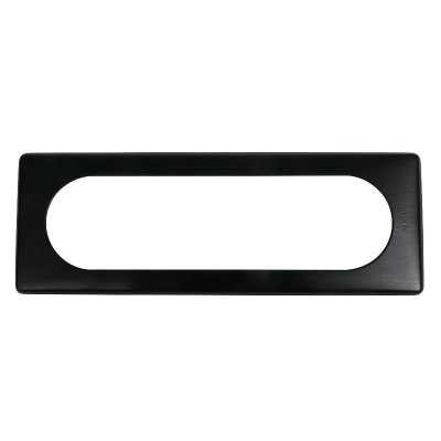 Legrand - Plaque Céliane - Métal - 6/8 modules - Carbone - Réf : 068986