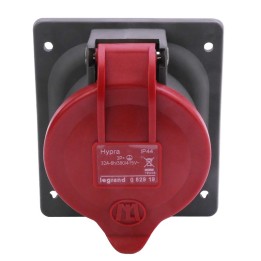 Legrand - Prise à entraxes unifiés fixe Hypra IP44 32A - 380V~ à 415V~ - 3P+T - plastique - Réf : 052919