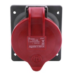 Legrand - Prise à entraxes unifiés fixe Hypra IP44 32A - 380V~ à 415V~ - 3P+N+T - plastique - Réf : 052920