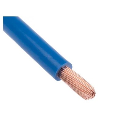 Fil H07  V-K (Souple) 25 mm² - Coupe au mètre - Bleu - Réf : HO7-VK25bleu