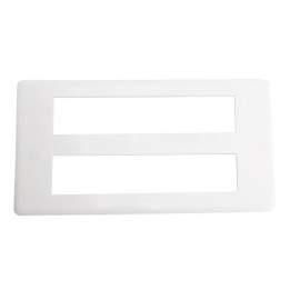 Legrand Mosaic - Plaque pour 2x10 modules blanc - Réf : 078828