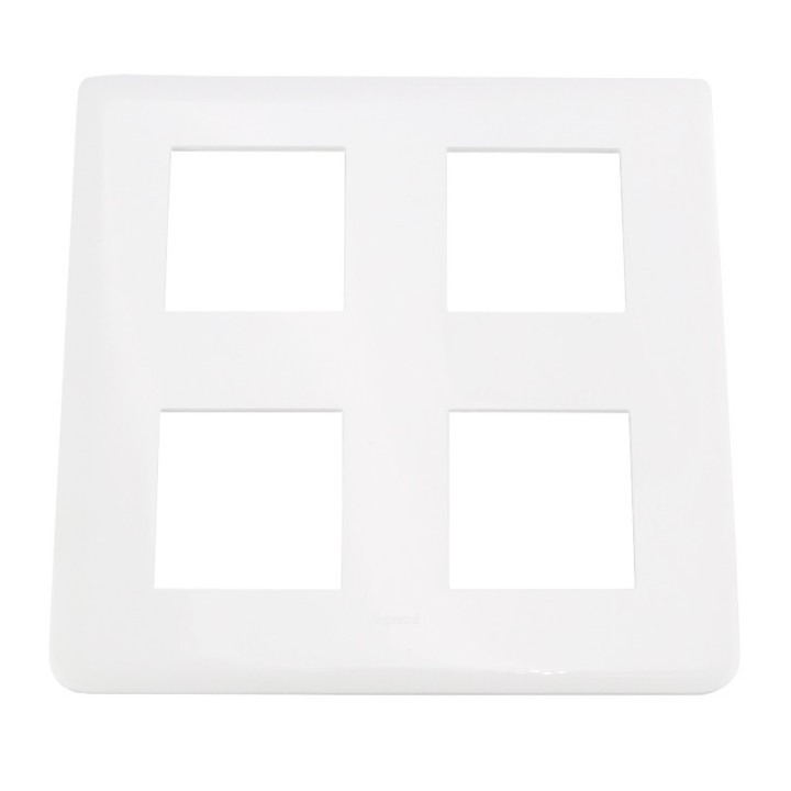 Legrand Mosaic - Plaque pour 2x2x2 modules - Réf 078838