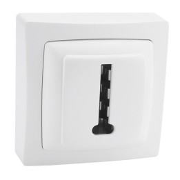 Legrand - Prise téléphone 8 contacts appareillage saillie complet - blanc - Réf: 086038