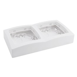 Legrand - Cadre saillie 2 postes appareillage saillie - blanc - Réf: 086092