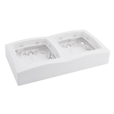 Legrand - Cadre saillie 2 postes appareillage saillie - blanc - Réf: 086092