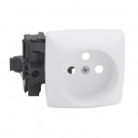 Legrand - Prise de courant 2P+T - Appareillage saillie composable - blanc - Connexion auto - Réf : 086127