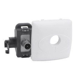 Legrand - Prise télévision simple mâle Appareillage saillie composable - blanc - Réf: 086140