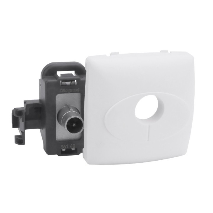 Legrand - Prise télévision simple mâle Appareillage saillie composable - blanc - Réf: 086140